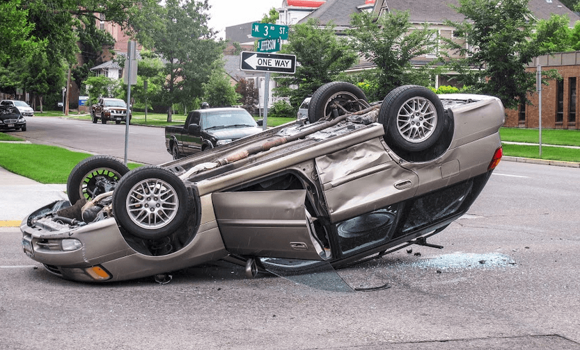 Arcata Rollover Collision Leaves Driver Trapped in Vehicle on Highway 101.