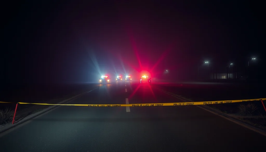 Accident scene