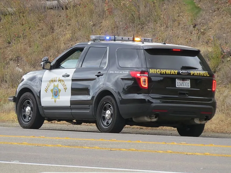 Tracy Minivan Hits CHP SUV