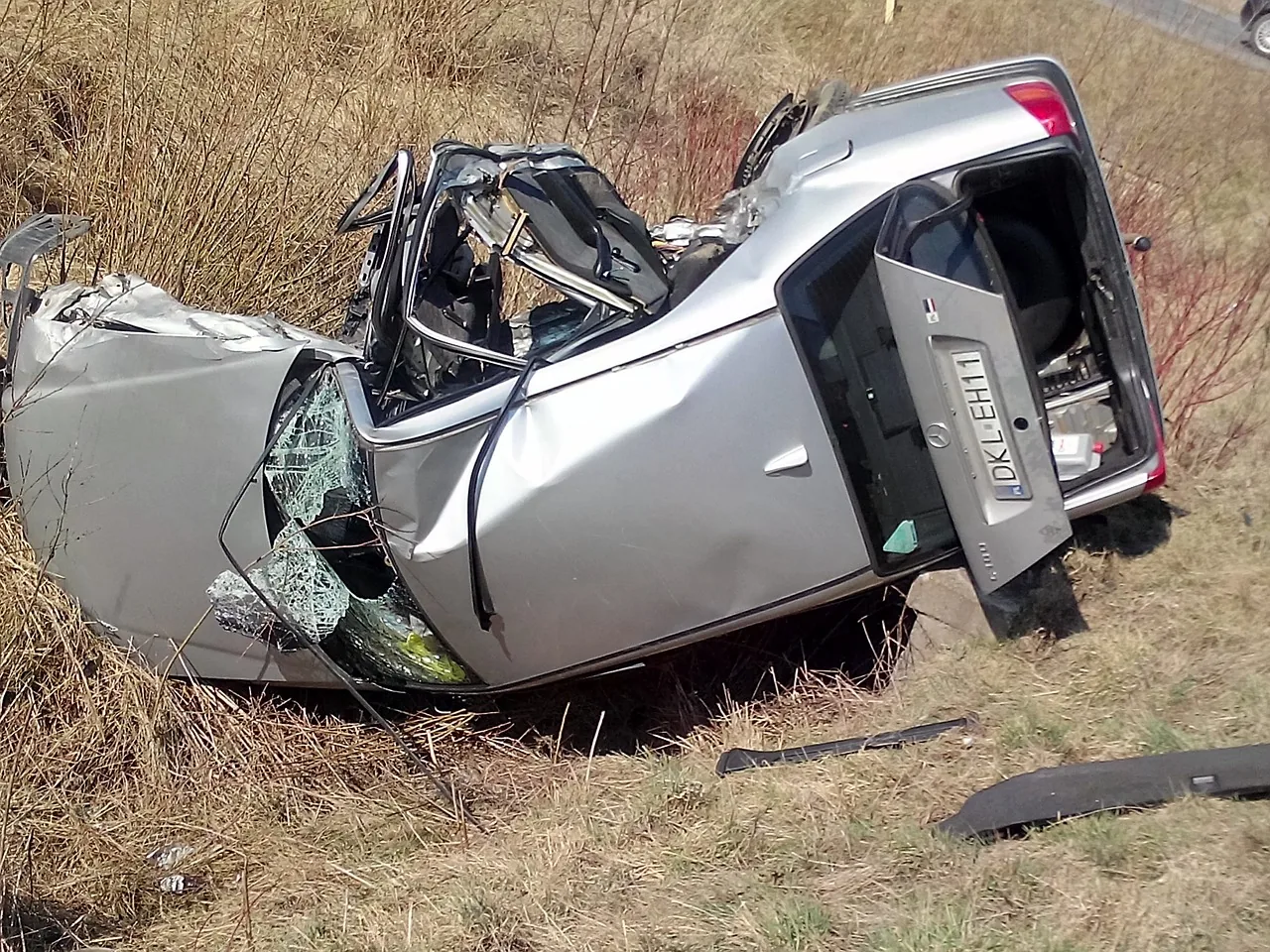 Single Vehicle Accident Results in Rollover Near Merced County