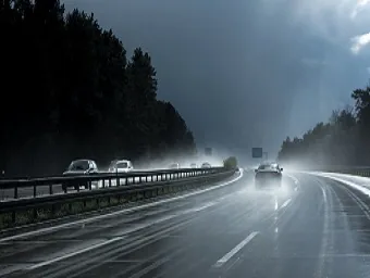 Rainy Day Accident Near Modesto