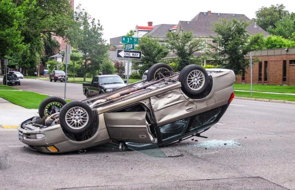 Rollover Accident on Highway 4 Pittsburg Ca