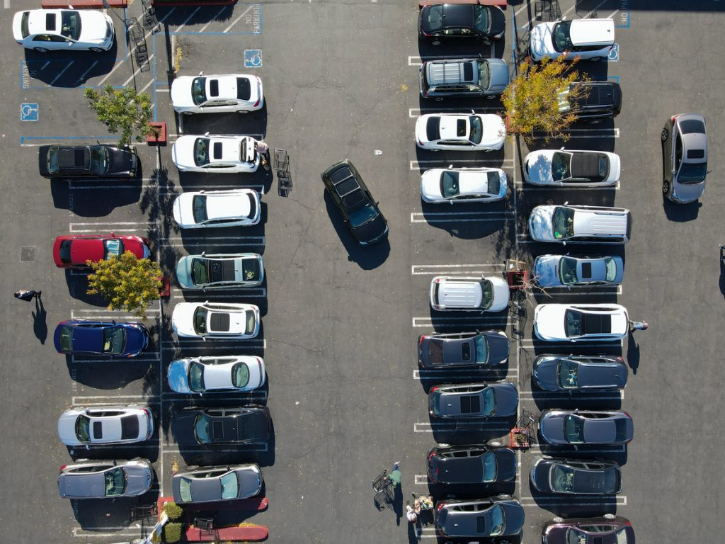 parking lot accident
