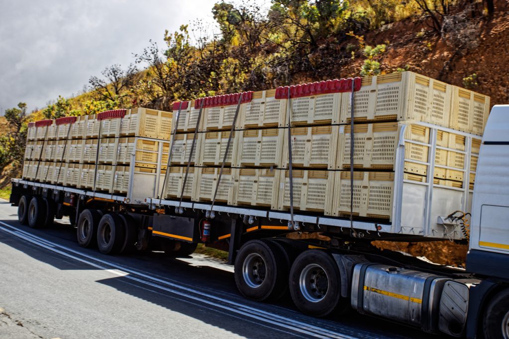 loaded truck accident