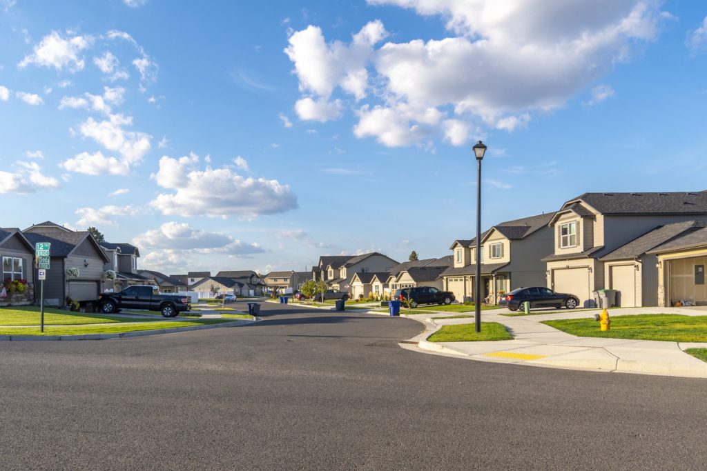 residential street accident