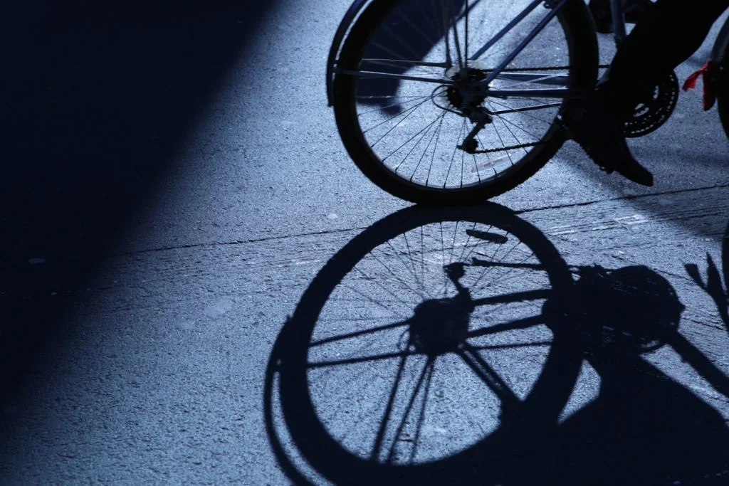 bicycle accident at night