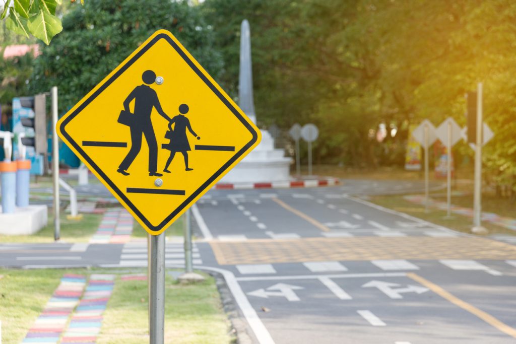 pedestrian sign