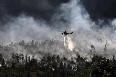 Night-time Water Dropping Aircraft Not Used in Northern CA Wildfires